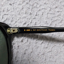 B&L Ray-Ban ボシュロム レイバン STYLE F-1 ヴィンテージ レア フレーム/フランス製 BL砂打ち刻印入 中古_画像7