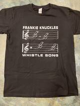 新品XL/送料230円/同梱2枚可能/ギルダン5.3oz /フランキーナックルズ FRANKIE KNUCKLES/ホイッスルソング/ブラック/Tシャツ_画像1