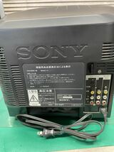 (1608) SONY 14インチ KV-14AF1 ブラウン管テレビ ゲーム　99年製_画像7