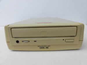 BUFFALO(MELCO) SCSI CD-ROM UNIT CDS-4E（OldMac用D-sub25pinSCSIケーブル付属）