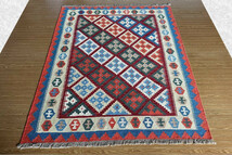 【202ｘ 155】イラン直輸入★シーラーズ産キリム・KILIM■3038-50-H_画像3