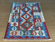 【150ｘ 103】イラン直輸入★シーラーズ産キリム・KILIM■2953-24-H_画像3