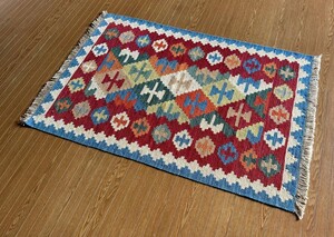 【148ｘ 101】イラン直輸入★シーラーズ産キリム・KILIM■2976-24-H