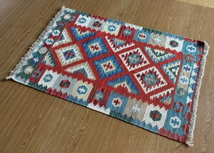 【158ｘ 103】イラン直輸入★シーラーズ産キリム・KILIM■2995-24-H