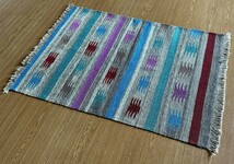 【141ｘ 103】イラン直輸入★シーラーズ産キリム・KILIM■2958-24-H_画像1