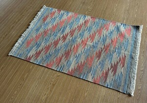 【153ｘ 100】イラン直輸入★シーラーズ産キリム・KILIM■3000-24-H