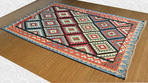 【242×170】イラン直輸入★シーラーズ産キリム・KILIM■3080-75-H