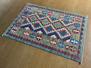 【175ｘ 121】イラン直輸入★シーラーズ産キリム・KILIM■3019-36-H