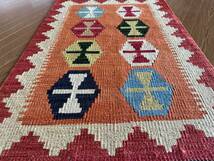 【89 ｘ 61】イラン直輸入★シーラーズ産キリム・KILIM■2920-12-H_画像4