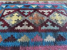 【85 ｘ 60】イラン直輸入★シーラーズ産キリム・KILIM■2927-12-H_画像5