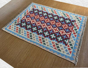 【200×153】イラン直輸入★シーラーズ産キリム・KILIM■3054-50-H