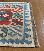 【146ｘ 103】イラン直輸入★シーラーズ産キリム・KILIM■2978-24-H_画像6