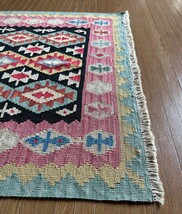 【175ｘ 126】イラン直輸入★シーラーズ産キリム・KILIM■3007-36-H_画像6