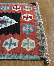 【144ｘ 103】イラン直輸入★シーラーズ産キリム・KILIM■2945-24-H_画像6