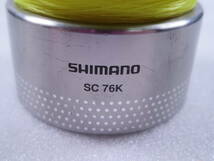 祿【廃盤パーツ】 シマノ 00 バイオマスター 5000 【純正スプール SC76K】 シングルハンドル Shimano BIOMASTER スピニングリール 0106-_画像3