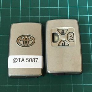 @TA5087 トヨタ 純正 スマートキー 4ボタン エスティマ アルファード ヴェルファイア ANH20 ACR50 キーレス