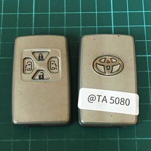 @TA5080 トヨタ 純正 スマートキー 4ボタン エスティマ アルファード ヴェルファイア ANH20 ACR50 キーレス