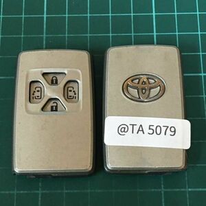 @TA5079 トヨタ 純正 スマートキー 4ボタン エスティマ アルファード ヴェルファイア ANH20 ACR50 キーレス