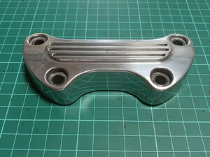 ■ Обратное решение/бесплатная доставка ■ Harley Davidson Genuine Top Clamp/Crizer Clump/1 -дюймовый ручка/хромирование/3 строки