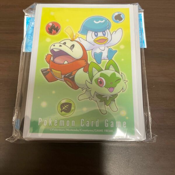 ポケモンセンターオリジナル ポケモンカードゲーム デッキシールド スリーブ ニャオハ ホゲータ クワッス