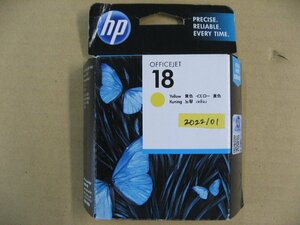 【使用推奨期限切れ 2022.01】hp(エイチピー)【純正】 C4939A 純正プリンターインク 18 イエロー Officejet Pro L7580,Officejet Pro L7380