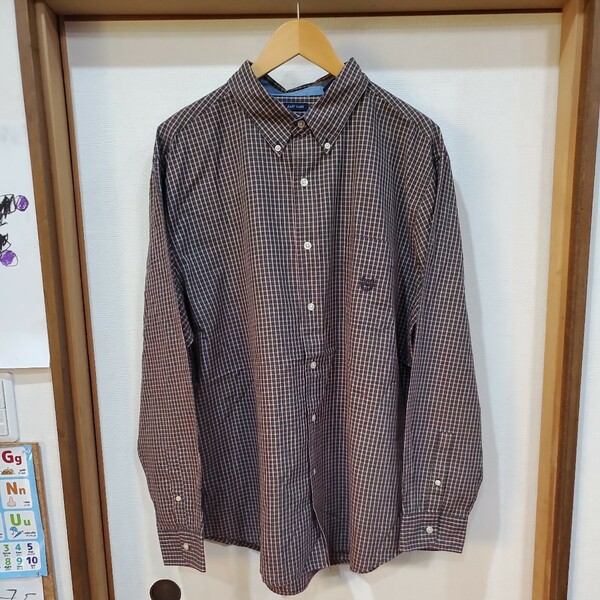 CHAPS 長袖シャツ チェック柄 サイズ２XL US古着 アメリカ古着 azu332