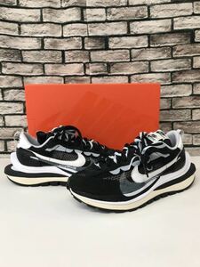 極美品★NIKE×SACAI ナイキ×サカイ★CV1363 001 VAPORWAFFLE/SACAI ヴェイパーワッフルローカットスニーカー