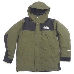 Ft590891 ザ・ノースフェイス ダウンジャケット マウンテンダウンジャケット ND92237 カーキ メンズ #S THE NORTH FACE 美品・中古