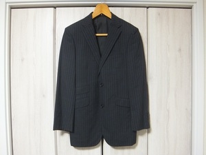 BURBERRY BLACKLABEL ストライプ2Bテーラードジャケット 36R☆バーバリーブラックレーベル スーパー100S