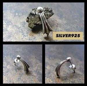 SILVER/シルバー925 メンズピアス【片耳】