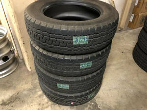 【中古タイヤ A1190】2013、14年製 6分山 ブリヂストン 225/60R17.5 116/114L M810　 4本セット