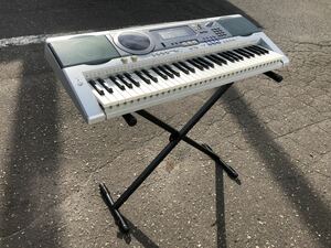 動作品 CASIO LK-88CD 光ナビゲーション キーボード 電子ピアノ カシオ 楽器 スタンド付き 