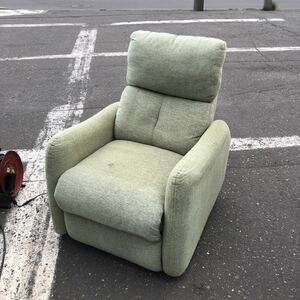 **NITORI(nitoli)** electric reclining JOURNEY GREEN 1 seater . sofa green green 