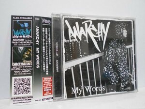 ANARCHY MY WORDS CD 帯付き