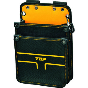 TOP工業 T carry 建築用スリム腰袋 2段 TPK-201 カラビナ・セーフティコード用穴付きトップ工業
