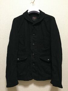 USA製 Woolrich ウールリッチ ショールカラージャケット ワークジャケット S 黒