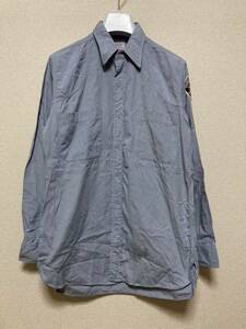 60's USAヴィンテージ Simpson's Soulette 企業物 コットン ポプリン ワークシャツ 長袖シャツ UNION MADE マチ付きシャツ/ステンシル