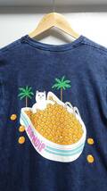 RIPNDIP Boobcuzzi T-Shirt Royal Mineral Wash インディゴ染め プリント Tシャツ S 半袖 リップンディップ_画像5