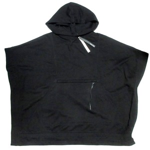 定価35,640円 KMRii ケムリ フーデッド ブラック ポンチョ CK Cotton Hooded Poncho BLACK