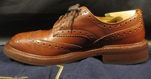 定価12万1,000円 トリッカーズ バートン カントリー Tricker's M5633 BOURTON Country ドレス シューズ ウイングチップ ブラウン 革靴_画像3