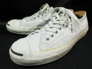 定価10,450円 コンバース CONVERSE 1B984 レザー ジャックパーセル スニーカー ローカット 本革 LEA JACK PURCELL 