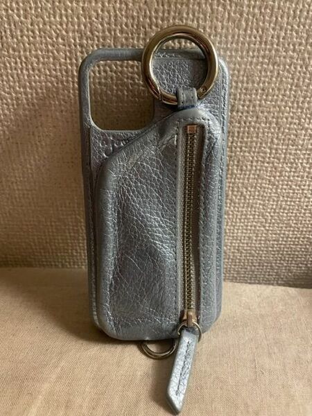 ajew iPhone12/12pro ケース　metal leather