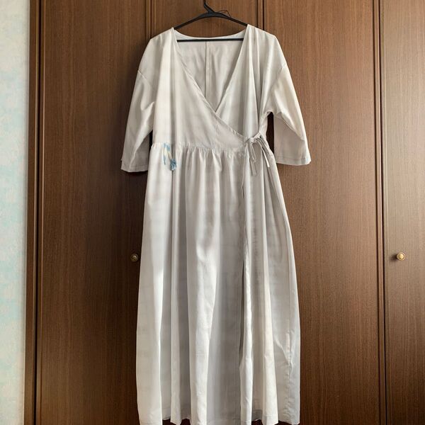 カシュクールワンピース 着物ハンドメイド