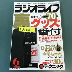 A55-110 ラジオライフ 2009年 6月号 裏グッズ番付/ケータイ激安入手テク 三才ブックス