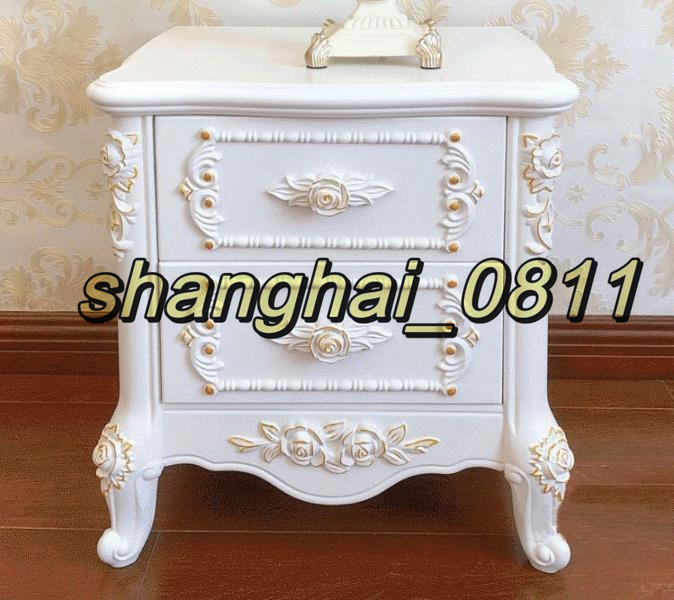 Top quality ◆ Beautiful item Bedside chest Night table Princess Rococo style Princess style Cat's foot Cat's foot U263, Handmade items, furniture, Chair, chest of drawers, chest