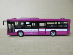 ★新品　イオン特注　★イオンショッピングセンターバス　Aeon SC Bus　ISUZU　★ダイヤペット製　長さ16cm　1/64