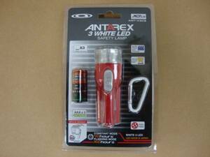 ●ANTAREX X-3CS　ホワイトLED３灯 レッド 新品未使用●