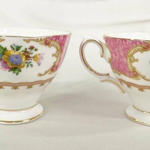 ROYAL ALBERT Lady Carlyle ENGLAND ロイヤルアルバート カップ ソーサー レディカーライル ティーカップ ペア KD-102の画像5