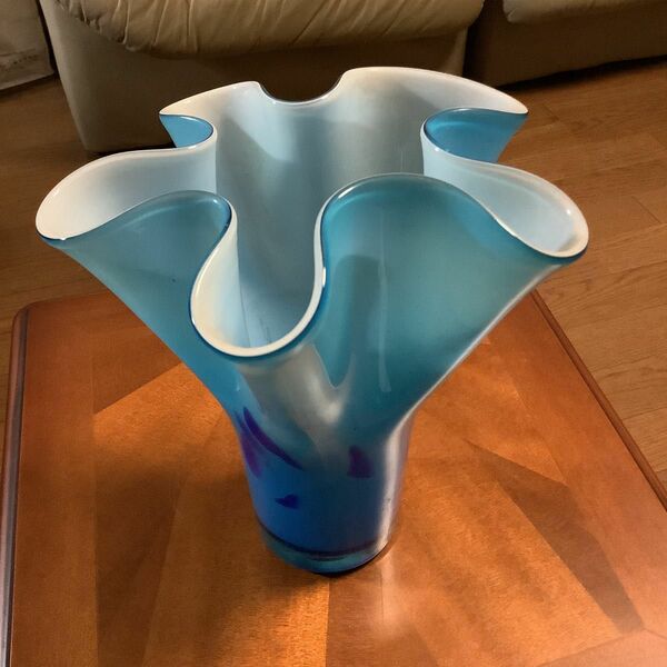 ガラス花瓶　アンティーク　レトロ