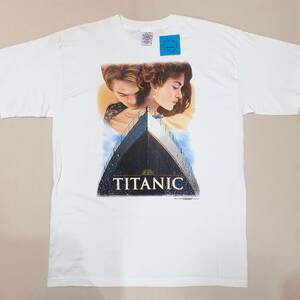 未使用　映画 ムービーT タイタニック ヴィンテージ Tシャツ 1998年 XLサイズ タグ付き 新品 Titanic 貴重　デッドストック
